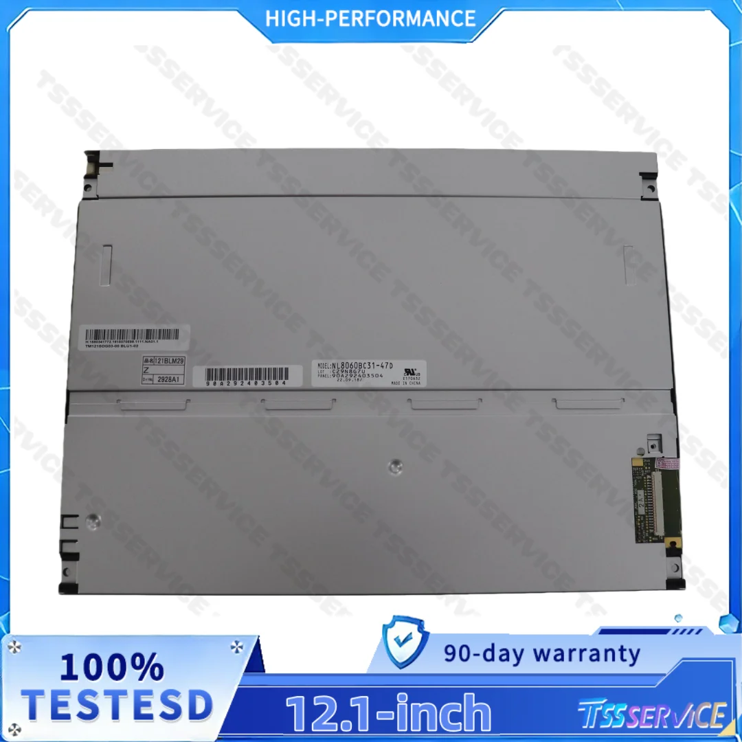 NL8060BC31-47  NL8060BC31-47D NL8060BC31-47E 12.1 inch  TFT LCD with 800*600 Resolution for industrial display applications
