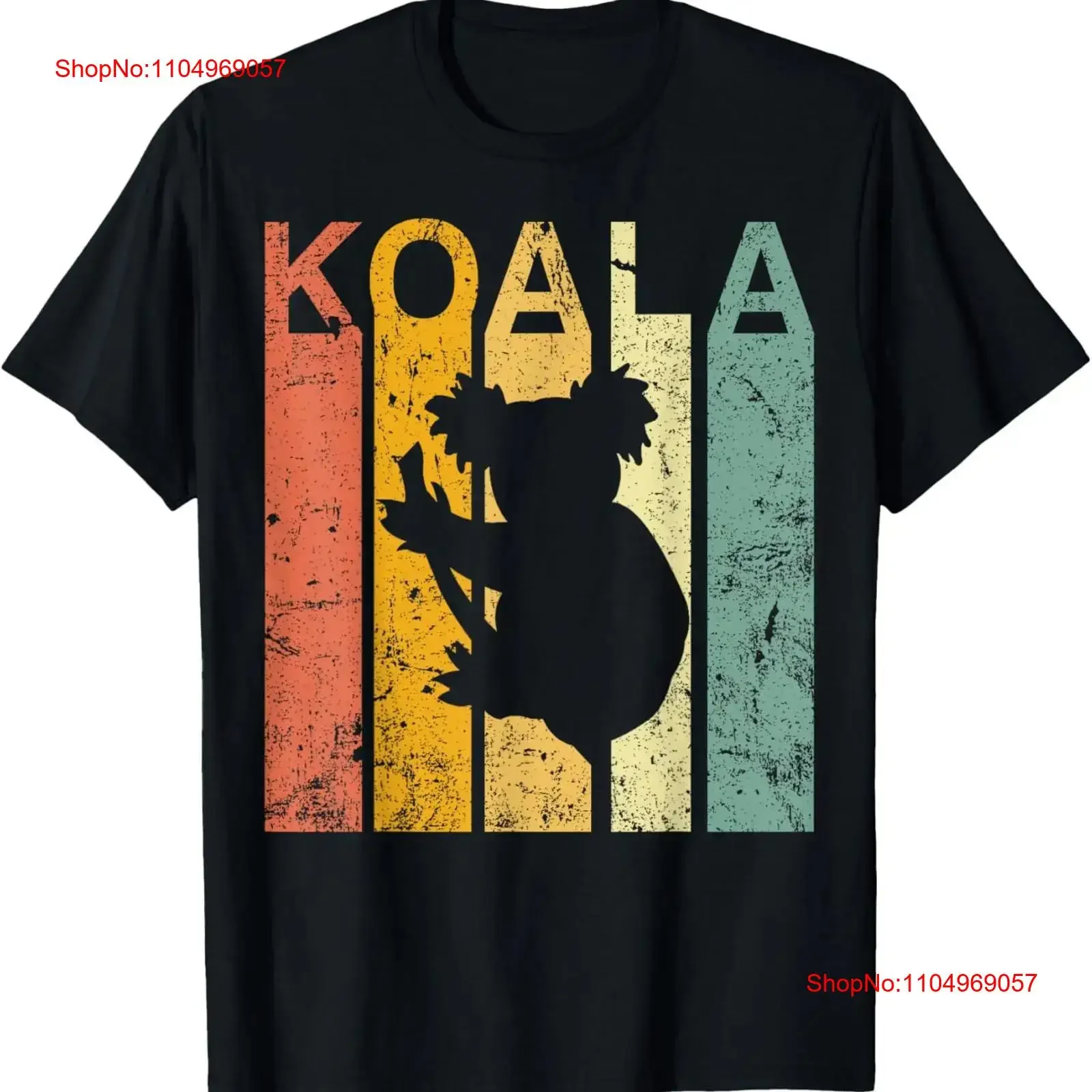 

Retro Vintage Koala T Shirt Cute Bear vintage Washed Soft Breathable Versatile streetwear Comfortable graphic Stretched Casual