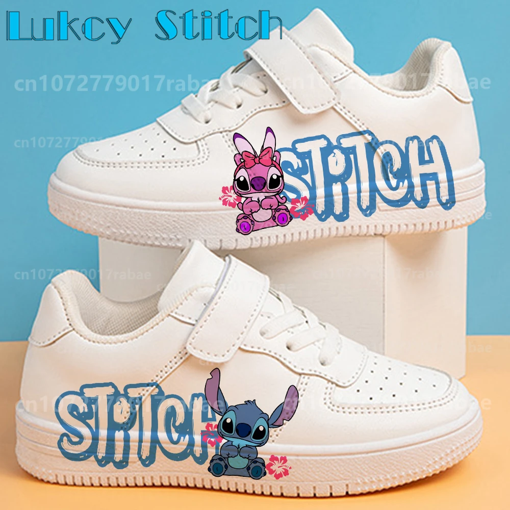 Stitch Shoes children sneakers Student Casual basketball shoes Kid Sneakers girls boys Running Fashion Sports Shoes Gift