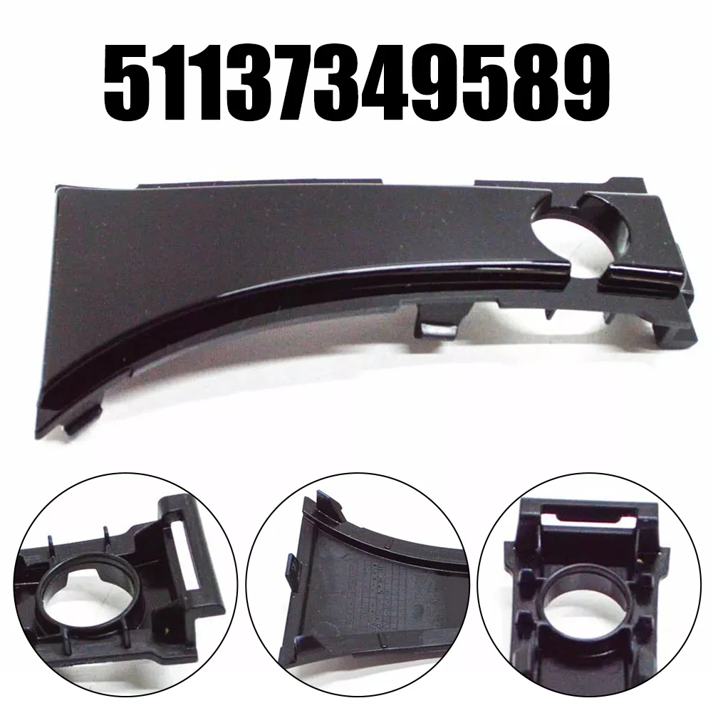 Car Front Bumper Grille Cover With Camera Hole For BMW G30 G31 2017+ 51137349589 Mesh Middle Small Cover