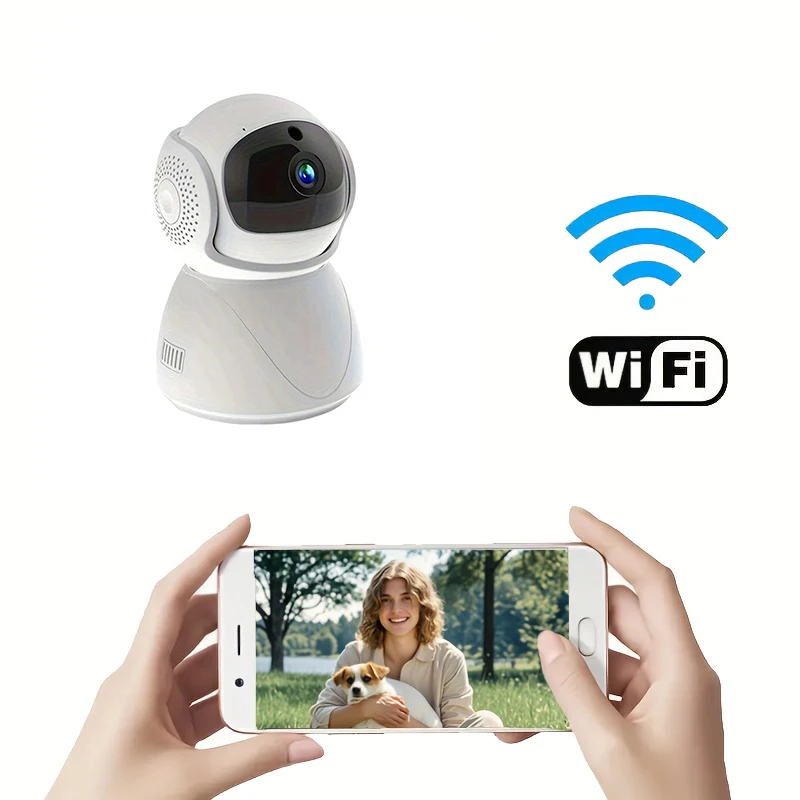 5MP Akıllı Mini WiFi IP Kamera Kapalı Kablosuz Ev Güvenlik koruması AI İnsan Algılama CCTV Gözetim Kameraları Otomatik Takip