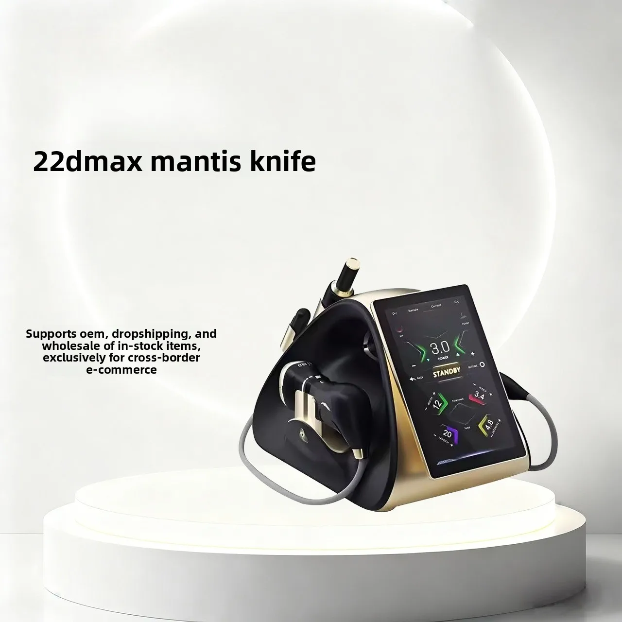Cross-border Foreign Trade Hifu22D Desktop TT Mantis Knife Face and Neck Body Lifting and Firming Beauty Instrument
