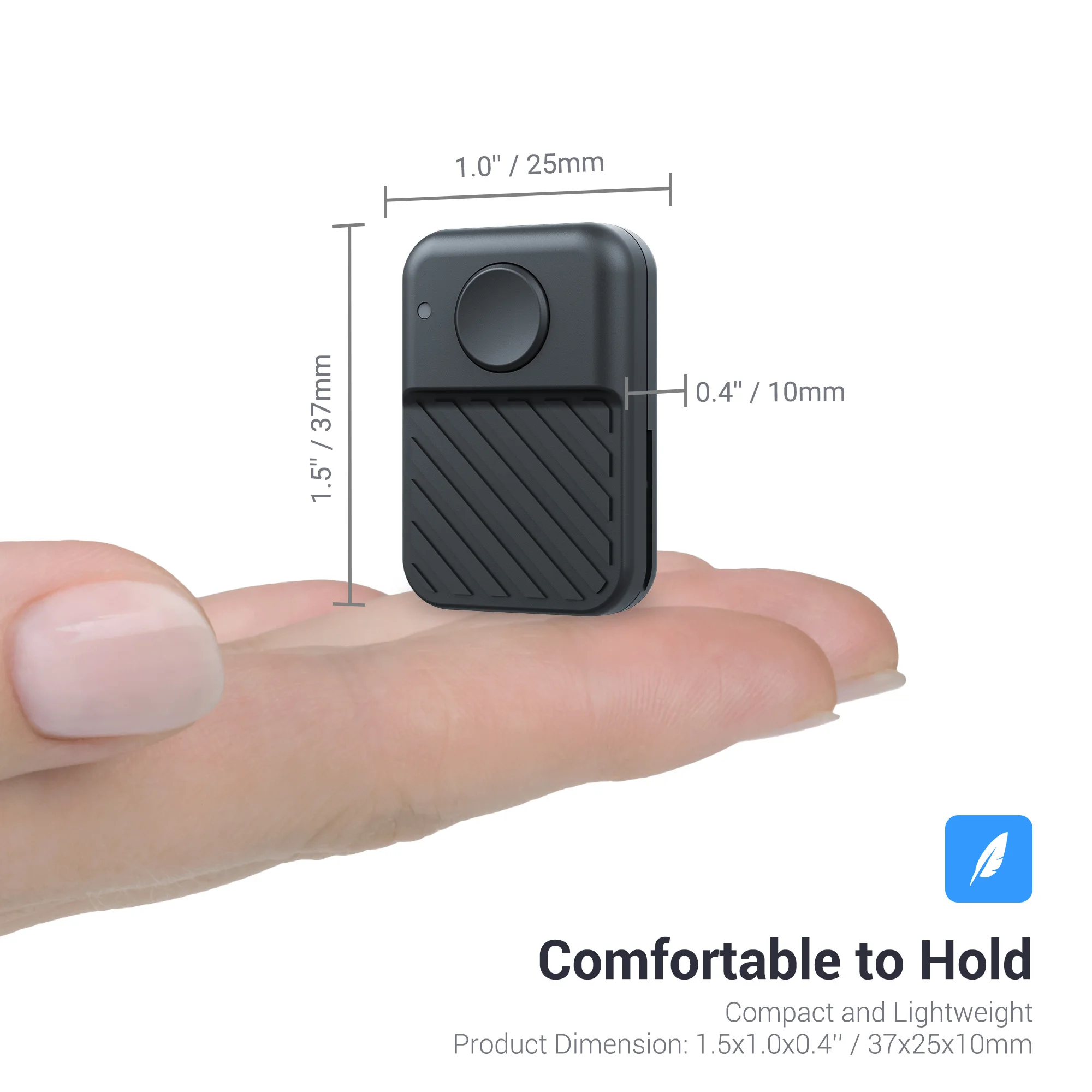 JJC Selfie Bluetooth Camera Shutter Remote Control with Battery for iPhone 13 12 11 Samsung Xiaomi Android IOS Mobile Phone