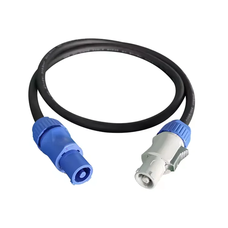 Blue in/White out PowerCON Extension Cable High Quality Black 3 core Power Connect Cable Stage light LED light Event Show