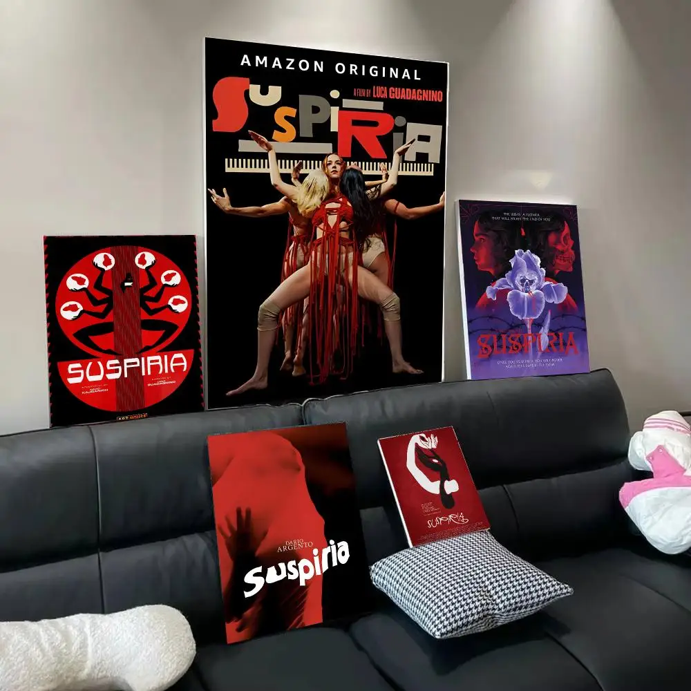 Horror Movies S-Suspiria Poster Wall Art Poster Print Decorative Artwork for Bedroom Living Room Office Home Decoration