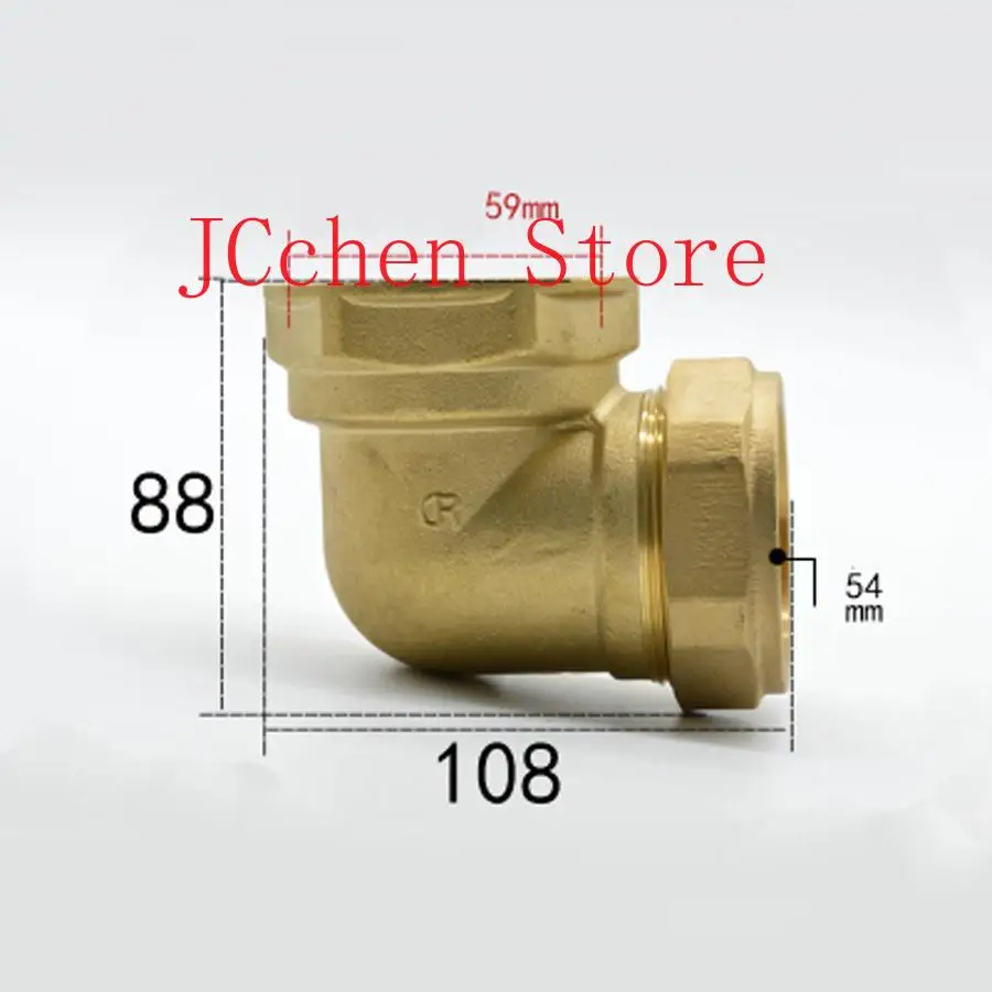 

Подходит для трубки, наружный диаметр 54 мм x 2 дюйма, BSP, латунный колено, компрессионный фитинг, соединитель для воды, газа, топлива