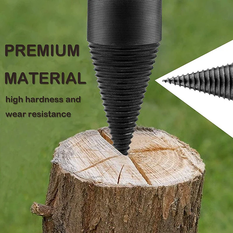 Split Wood Drill Bits Split Wood Splitting Cone Electric Hammer Hand Drill Impact Drill Splitting Material Water Drill Bits