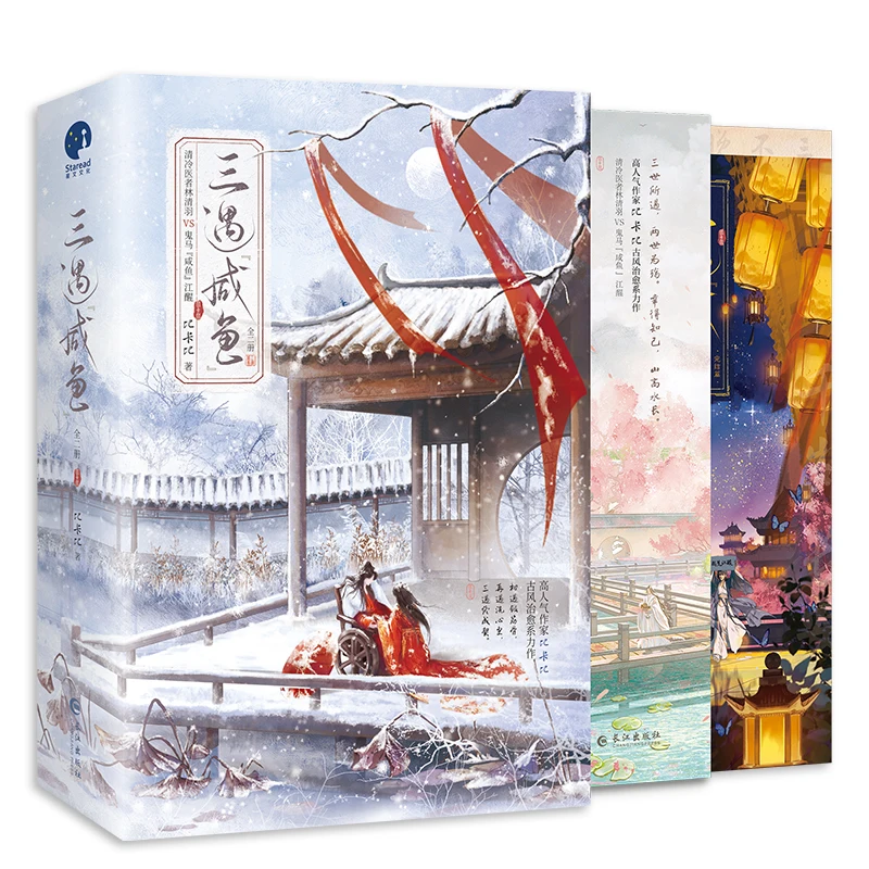 Three Encounters with Salted Fish 2 Volumes, Masterpieces of The Ancient Style Healing Department, Ancient Style Novels BL