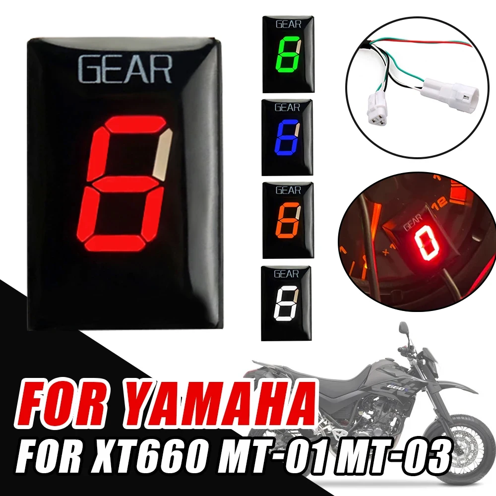 For YAMAHA XT660 XT660X XT 660 X XT660 X XT 660X MT-01 MT-03 MT01 MT03 Motorcycle Accessories Gear Indicator Speed Gear Display