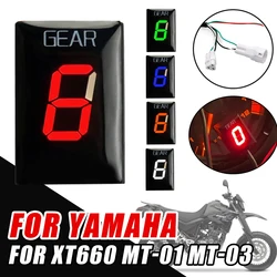 Indicador de marchas para motocicleta, accesorios para YAMAHA XT660 XT660X XT 660 X XT660 X XT 660X MT-01 MT-03 MT01 MT03