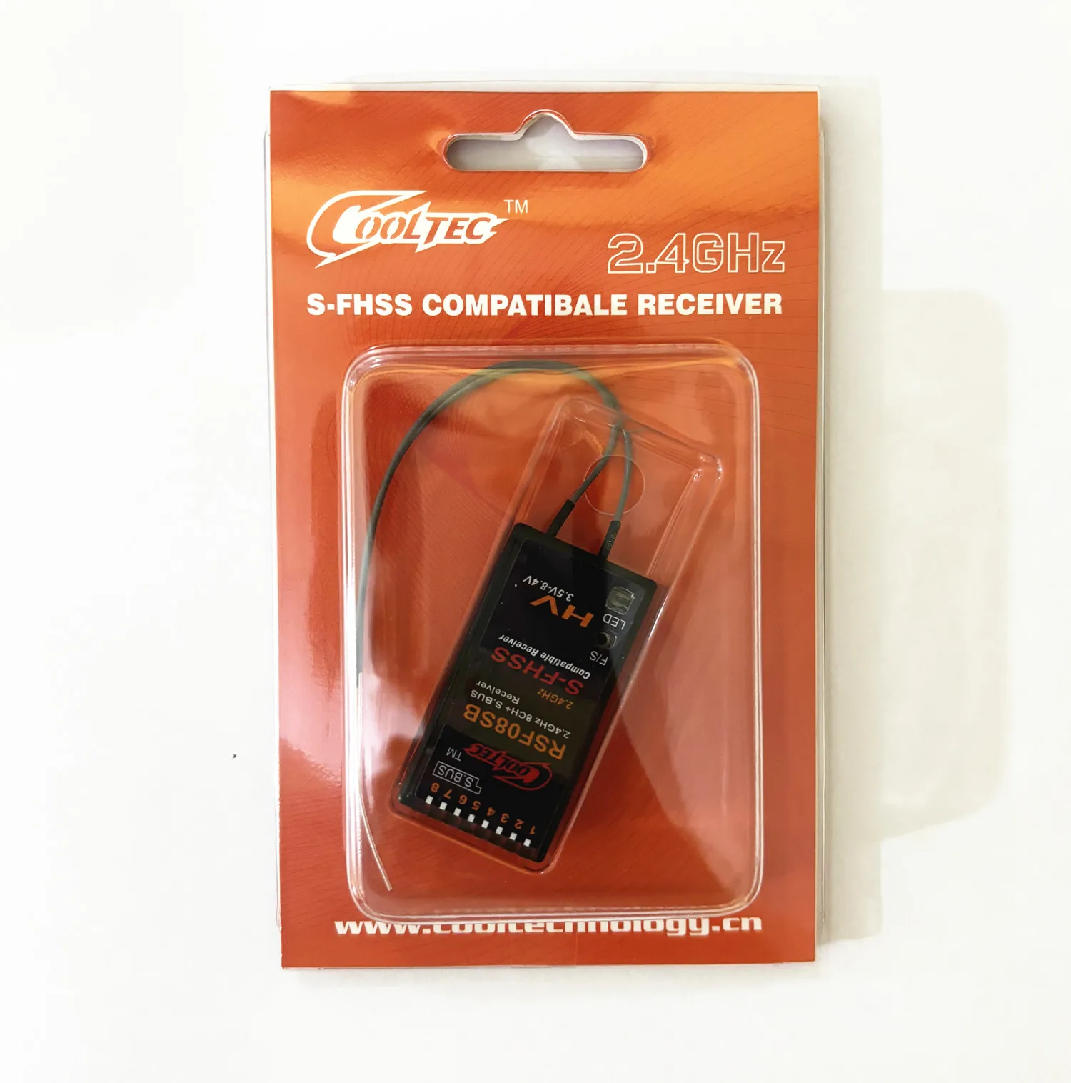 Feiying CoolTec RSF08SB 8CH Receiver Compatible for Futaba S-FHSS S.BUS 10J 8J 6J 4GRS 4PX Transmitter