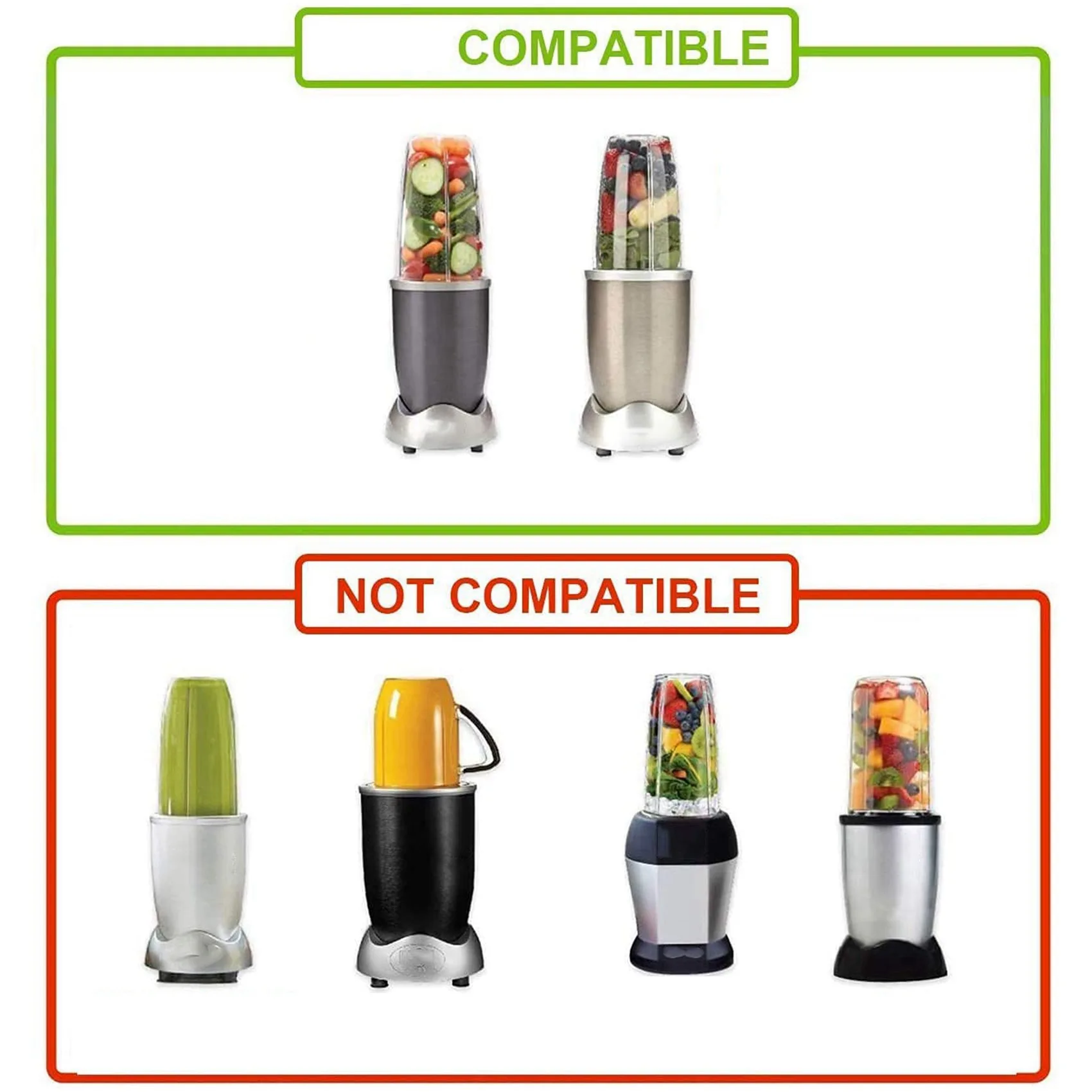 Lâmina Extratora TAIGH-3X Compatível com Nutribullet 600W / Pro 900W Série de Lâminas Extratoras para Liquidificador Nutribullet