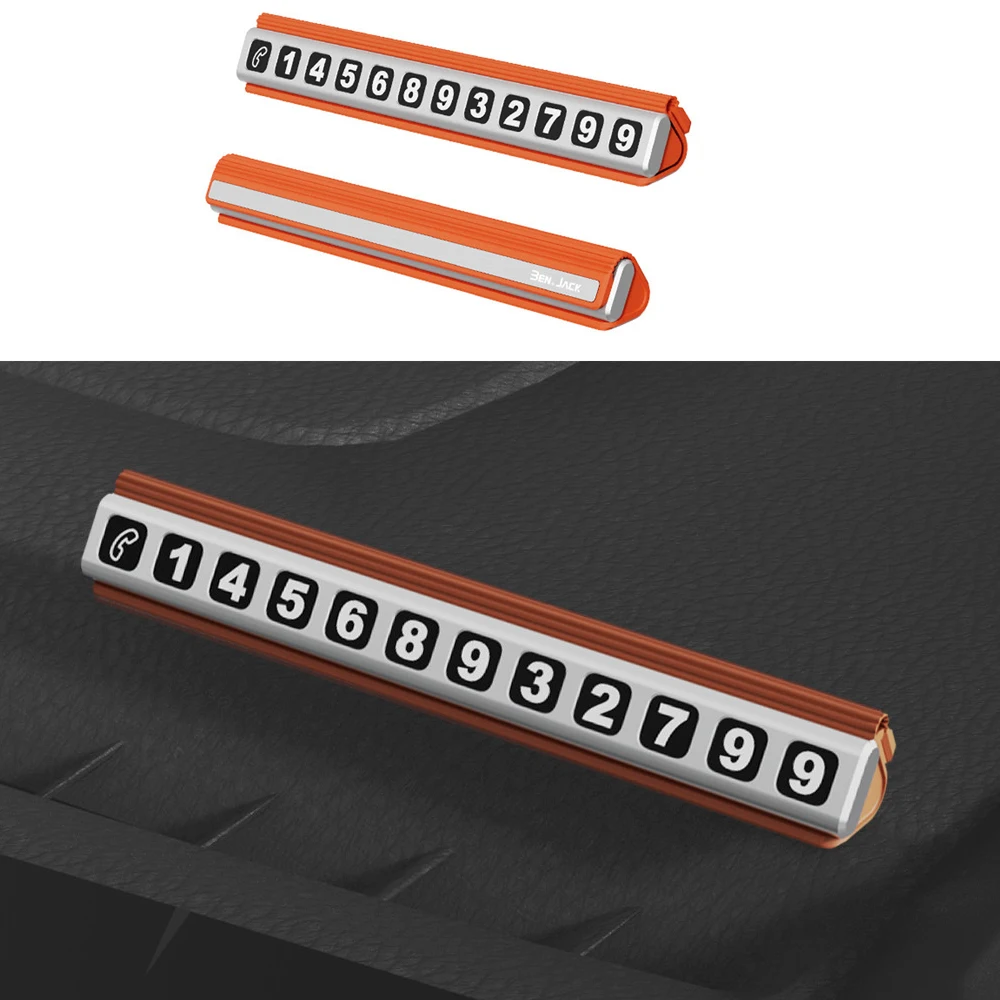For Li LiXiang L7 2023 2024 2025 Car Temporary Magnetic Attraction Hidden Parking Number Plate Mobile Phone Supplies Accessories