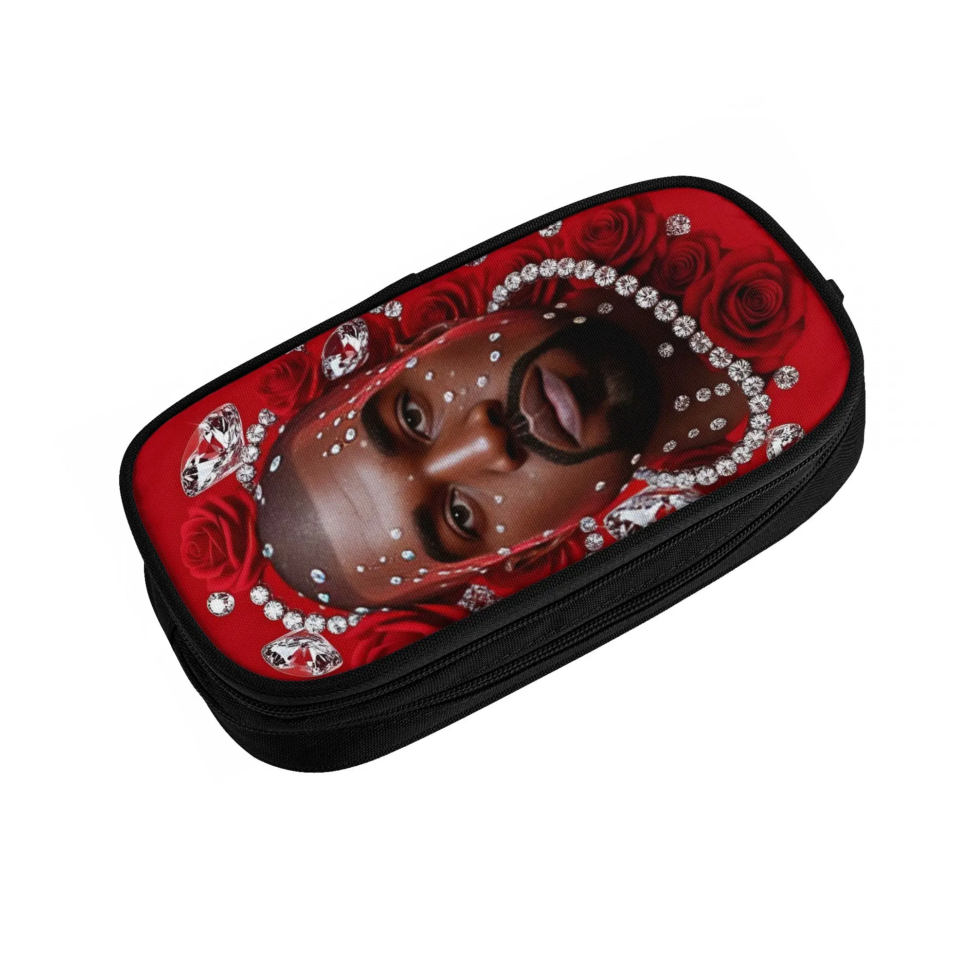 Funny Kanye West  Rapper Singer  Pencil Cases for Girl Boy Large Capacity  Pen Bag Box School Supplies