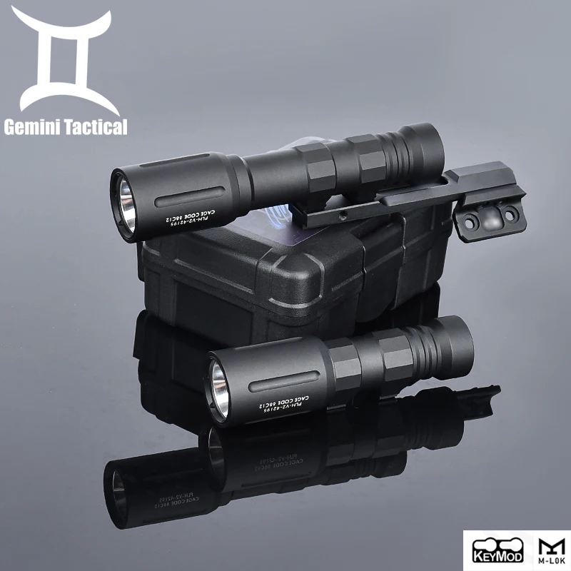 

Metal PLH-V2 Flashlight Plhv2 Base Tactical 1300 Lumens Hunting Scout Light PLHv2 Weapon Spotlight Mount Fit M-lok Keymod