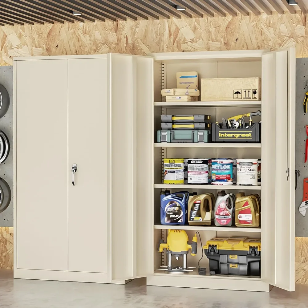 Metal Storage Cabinet with Lock, 72
