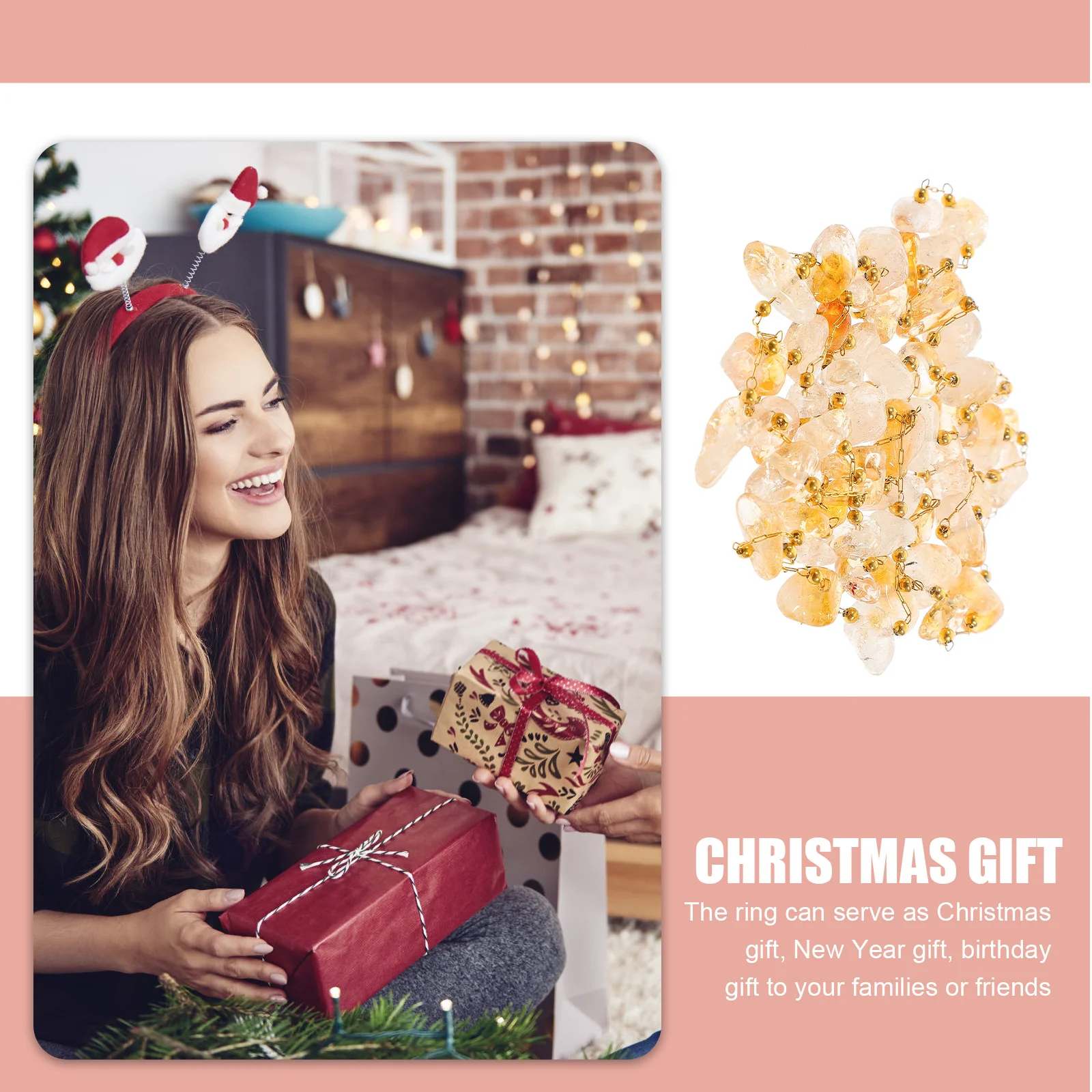 

1 Roll Crystal Gravel Strand Natural Stone Beads Diy Jewelry Making Material For Necklace Bracelet Craft Decor Garland Party