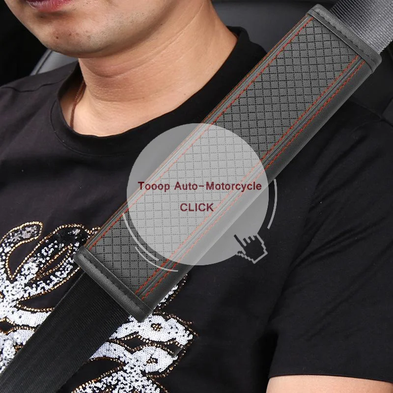 1/2Pcs Washable Car Seat Belt Shoulder Cushion Comfortable Pressure Relief Protector for Daily Driving Outdoor Trip