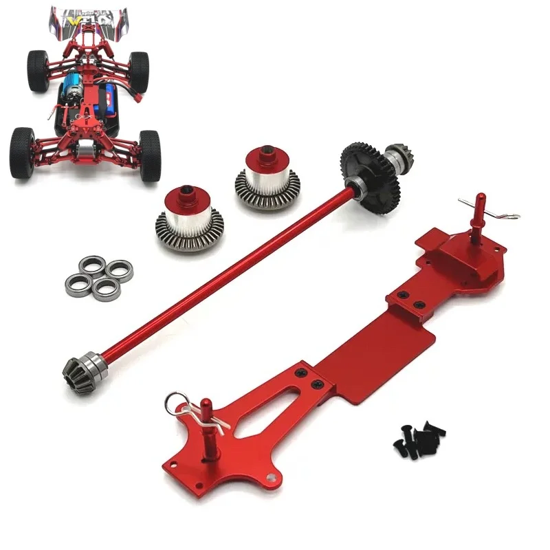 

WLtoys 1/14 144016 144018 144001 Металлический центральный приводной вал в сборе Дифференциал для второго этажа для деталей обновления радиоуправляемого автомобиля