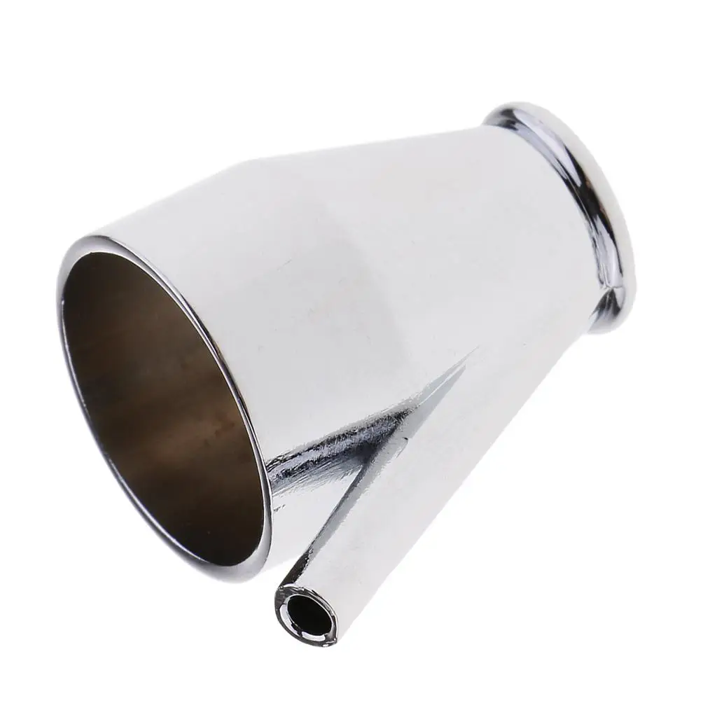 Durable Airbrush Color Cup Nickel Plated Metal Spray Paint Siphon for Makeup and Nail Art