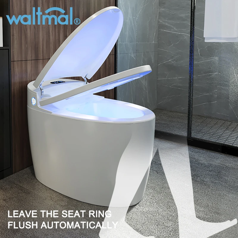 European Style Intelligent Toilet One Piece Bidet Automatic Smart Wc Intelligent Toilet