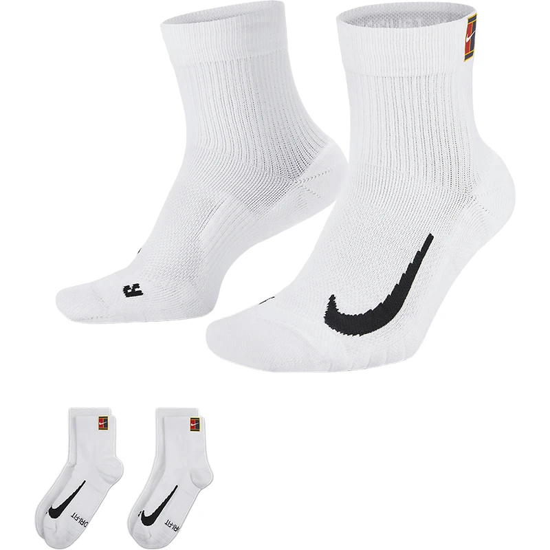 جوارب تنس رياضية أصلية للجنسين من نايكي مكونة من قطعتين CU1309-100 #5