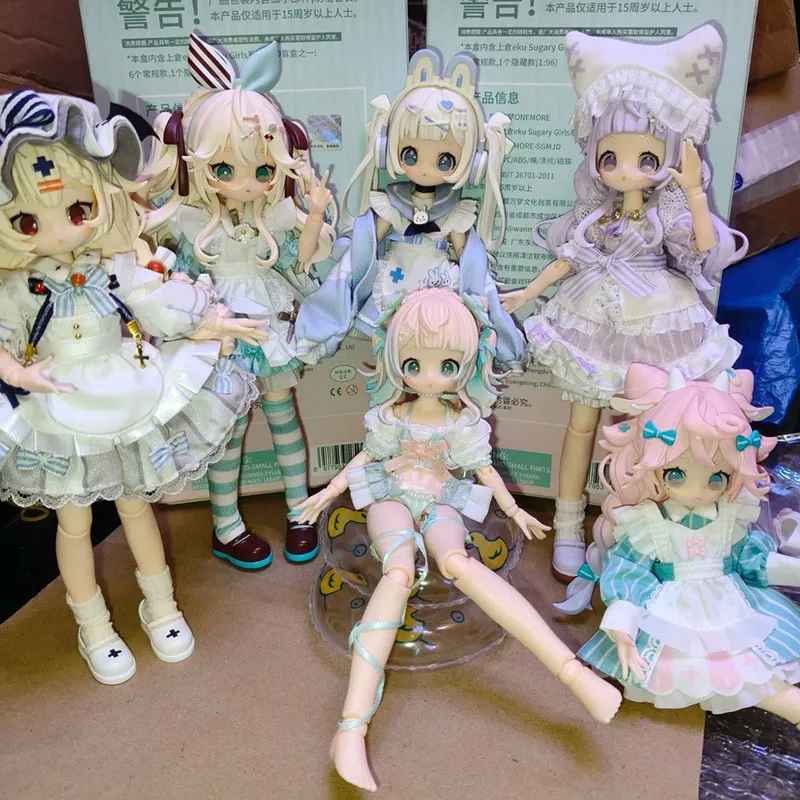 

Mjd слепая коробка Sugary Girls Series 1/8 Joint Mobility Doll аниме периферийный орнамент игрушка для детей Kawaii подарок на день рождения