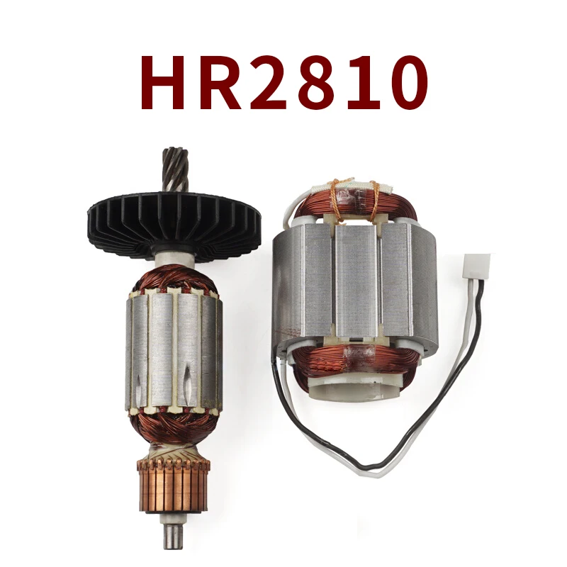 220-240V Rotor Armature Accessories HR2810 for Makita HR2810 Hammer Rotor Armature Anchor Stator Coil Replacement