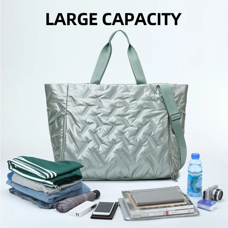 

Large Capacity Travel Bag Short Trip Handbag for Men and Women Sports Fitness Pack Dry and Wet Separation Storage Bags