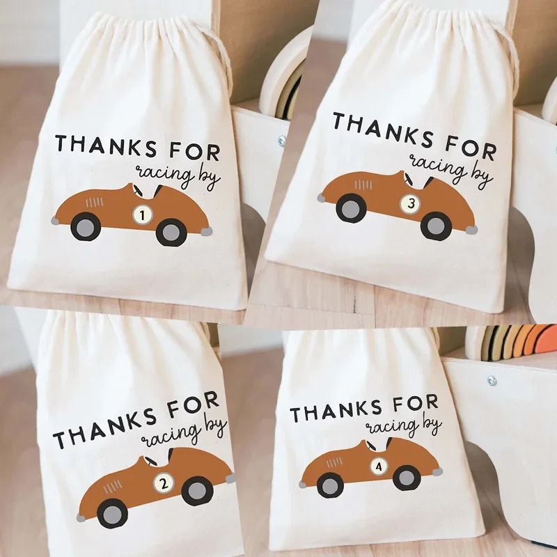 20pcs Race Car Birthday Gifts Bag Kids Birthday Favors Goodie Bag for 1th 2th 3th 4th Boy Birthday Baby Showers Party Decoration