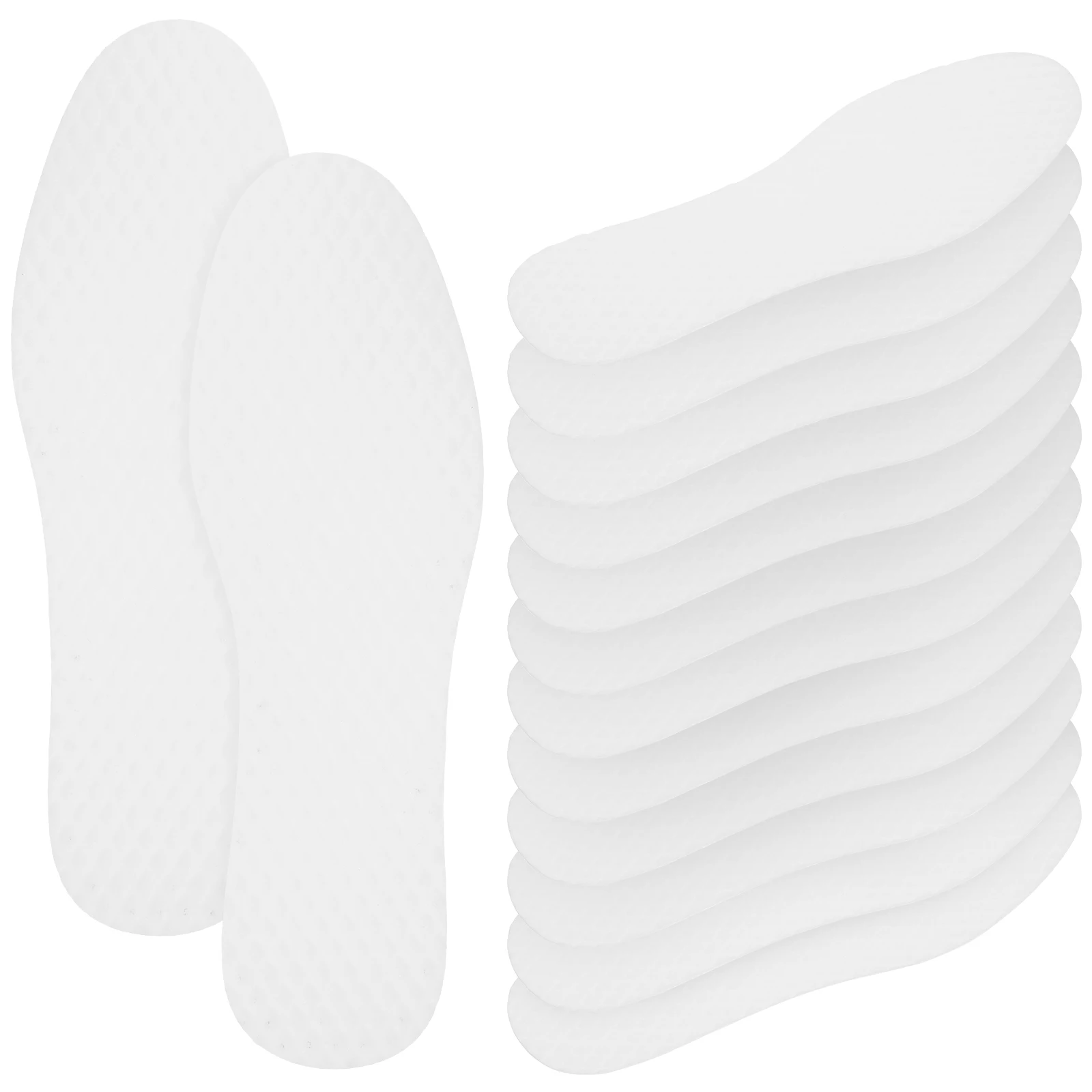 

20 Pairs Running Insoles Hiking Boots Shoe Pad Insert Paper Absorbent Breathable Comfort Thin Disposable Replaceable Shoe Liners