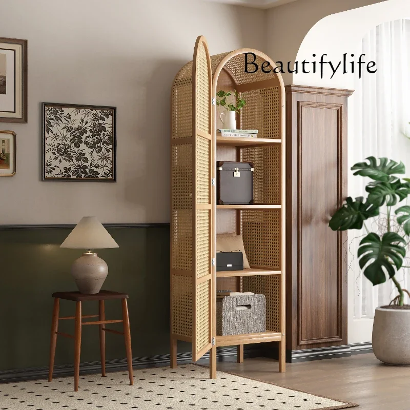 Zl متوسطة الروطان خزائن تخزين المحمولة ملابس حريمي خزائن خزانة غرفة النوم المنظم مفتوحة Armario دي روبا أثاث غرفة نوم