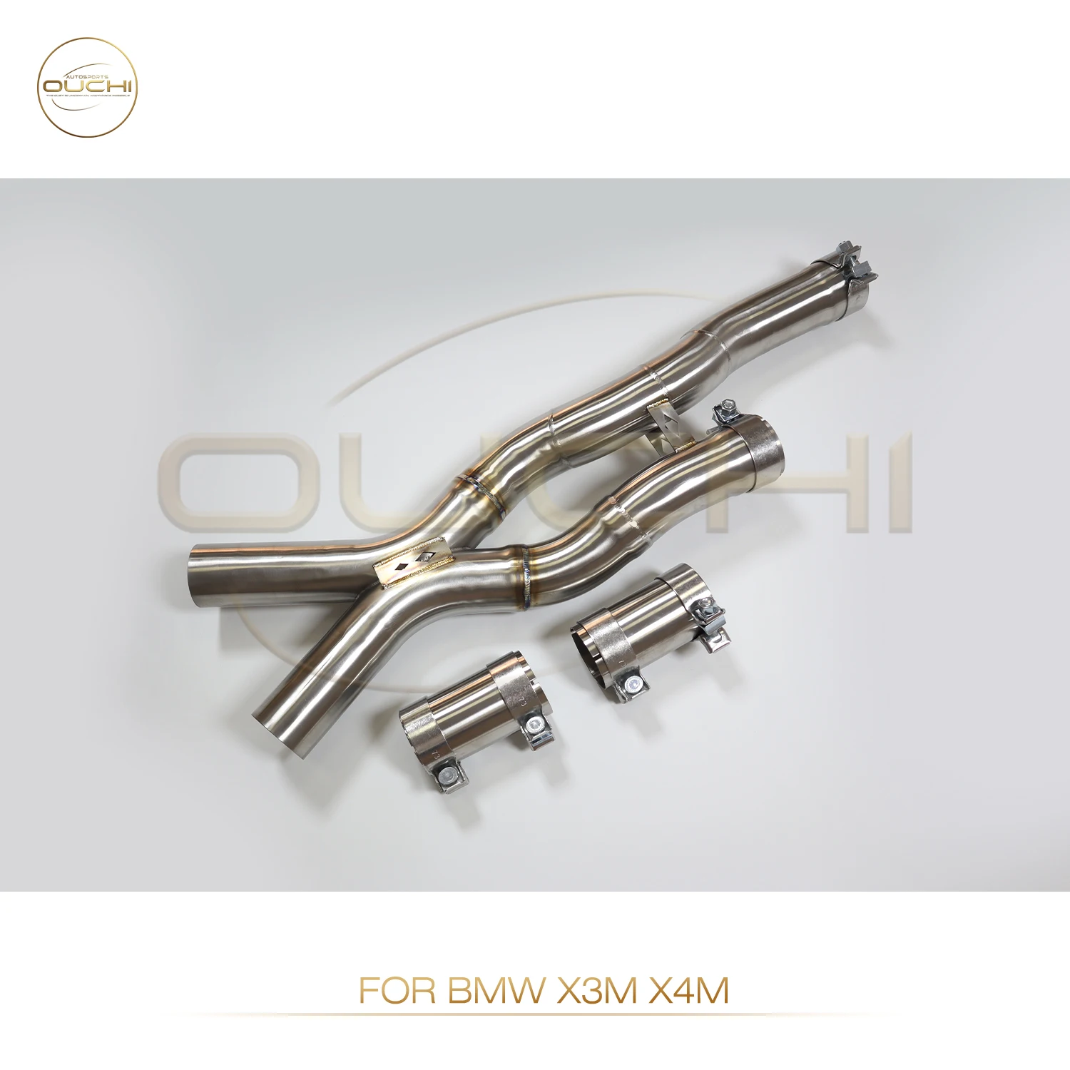 

OUCHI For BMW X3M X4M Performance Middle pipe Stainless Steel High-Flow Exhaust Enhanced Sound
