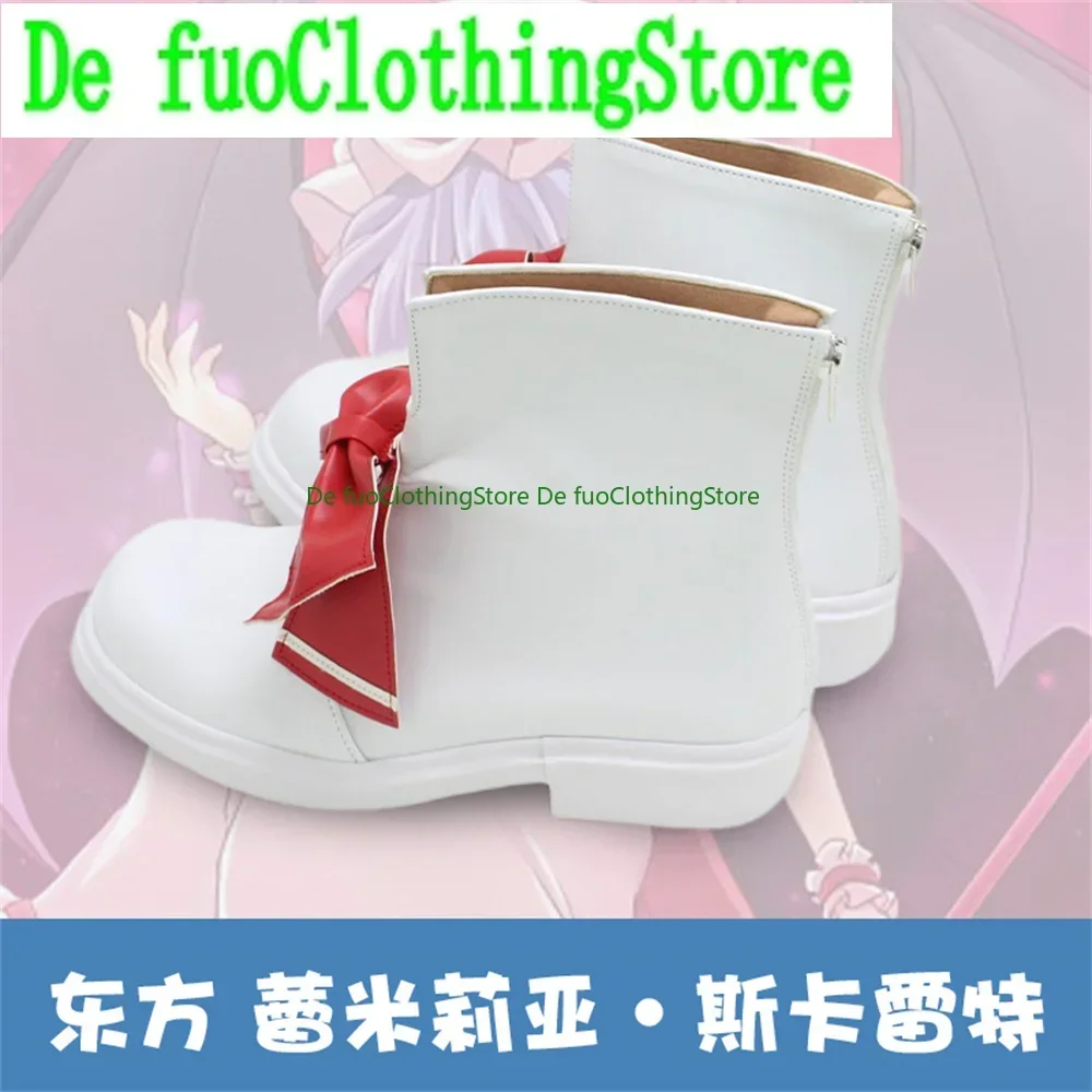 Toho Project Touhou Project Remilia Scarlet أحذية كوسبلاي أحذية لعبة أنيمي الهالوين عيد الميلاد Defu متجر أحذية الملابس