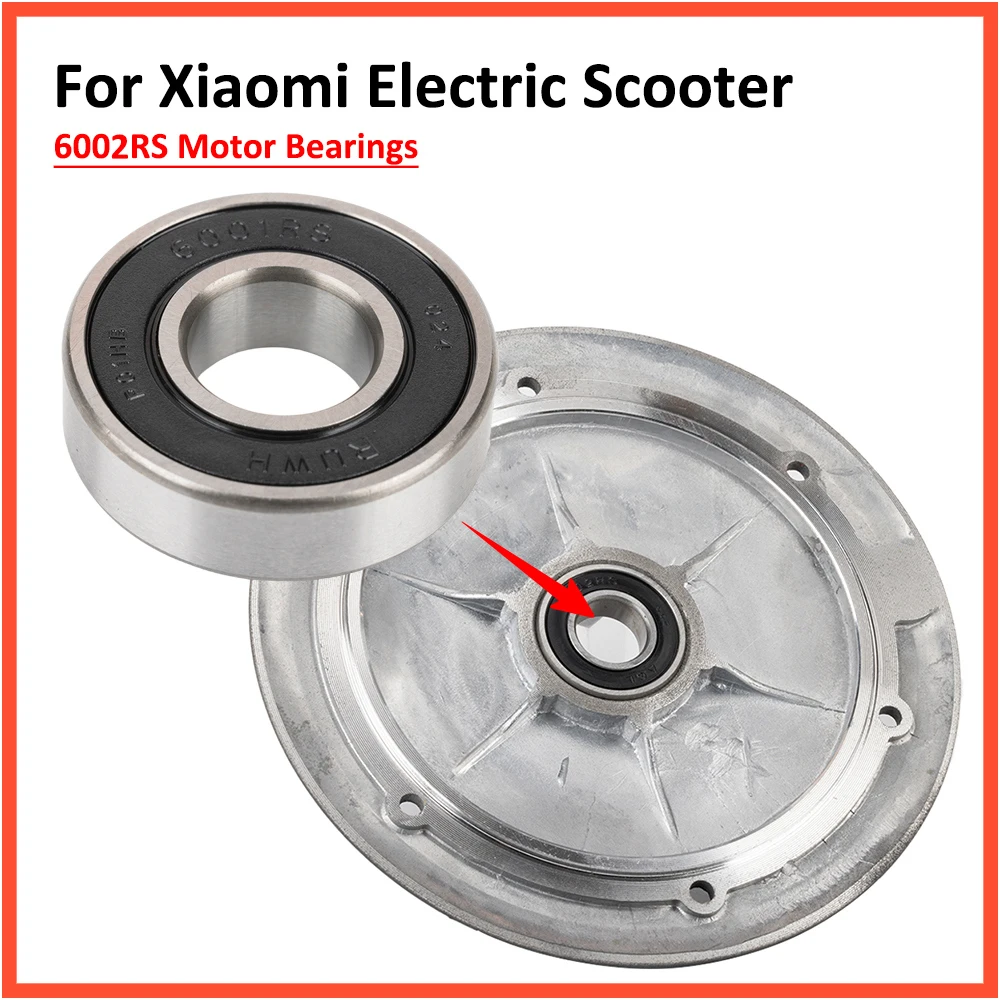 Rolamento de motor para scooter elétrico, alta velocidade, precisão, rolamento interno, Ninebot G30, ES2, E22, Xiaomi M365 Pro, 1S, 6002RS
