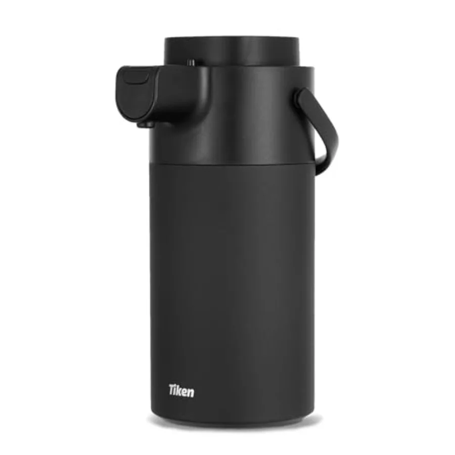 

Airpot Coffee Dispenser with Pump - 135oz/4L Stainless Steel Insulated Thermal Carafe for Hot Liquids - Keeps Beverage Hot - Id