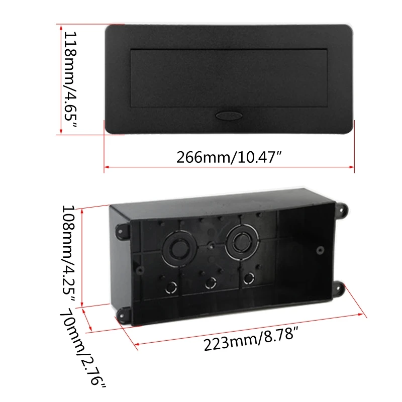 

E5BE 2 EU Hidden Socket In The Countertop Desktop Retractable Socket Table Outlet Slow Pop Up With USB Charging Wall Socket