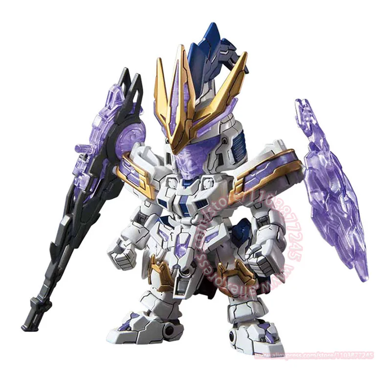 بانداي SD XIAHOU DUN TALLGEESE 3 BB Warrior Q نسخة نموذج لعبة أطفال الحلي الديكور شخصيات عصرية أنيمي الطرفية