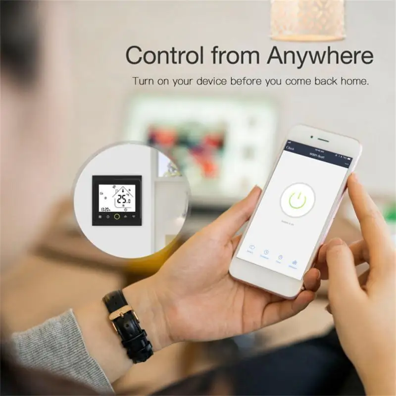 Xiaomi Wifi Smart Touch Light Wall Switch Interruptor Glass Panel 8 Gang Tuya App SmartLife Compatible With Alexa Google Home