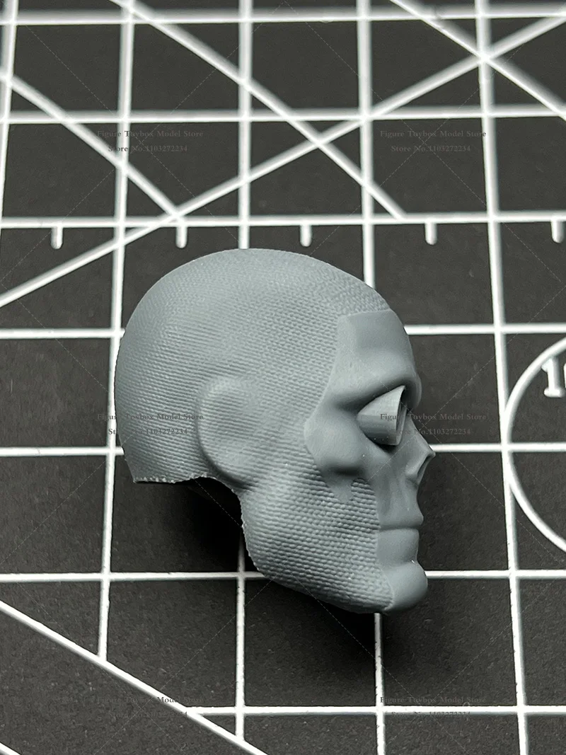 1/12 Responsible Punisher White Model Ray Stevenson Frank Castle Marvel Villain Carving Unpainted Head Sculpt For 6