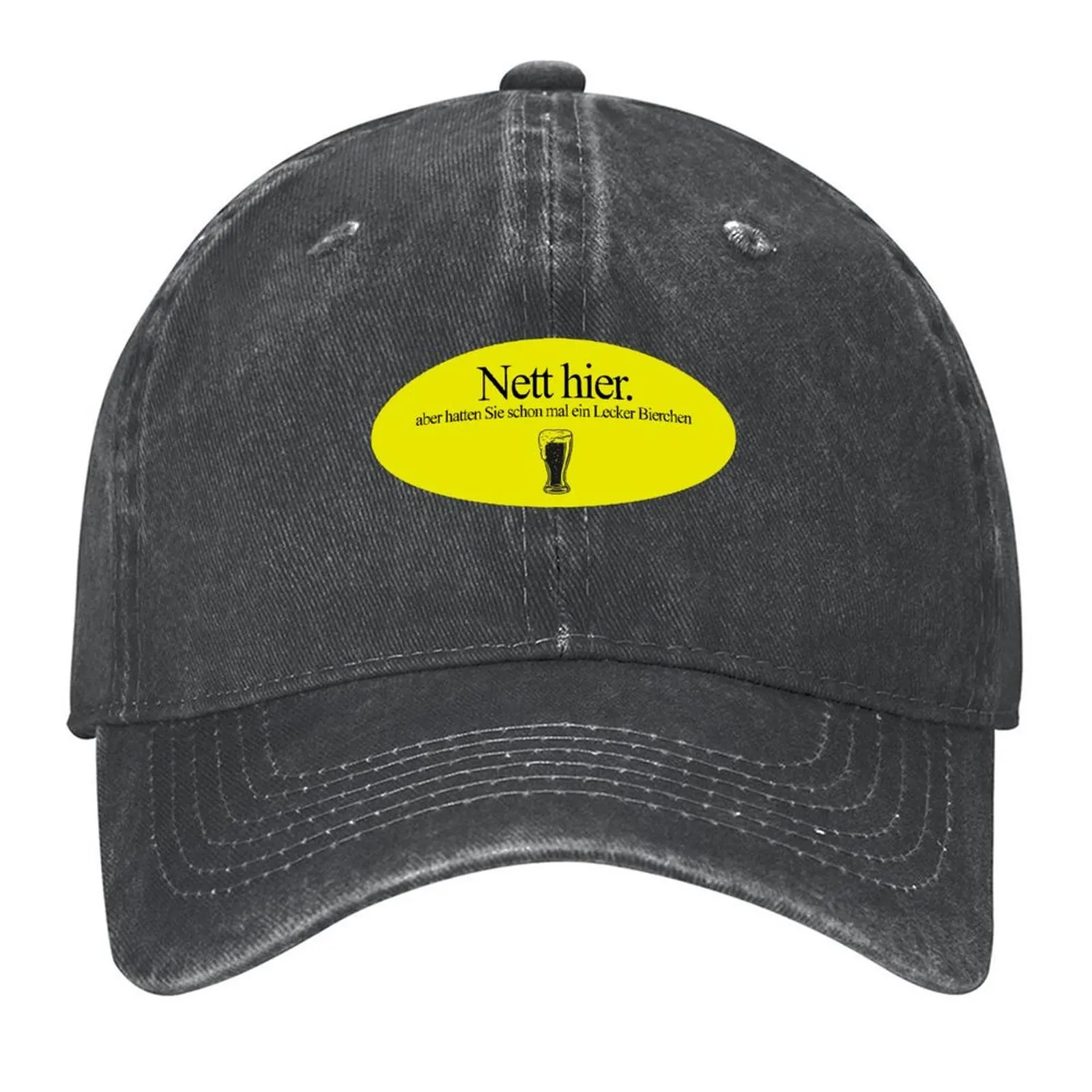 

Nett hier, aber hatten Sie schon mal ein Lecker Bierchen - Deutsche Memes Baseball Cap Custom Cap luxury caps Men's Hats Women's