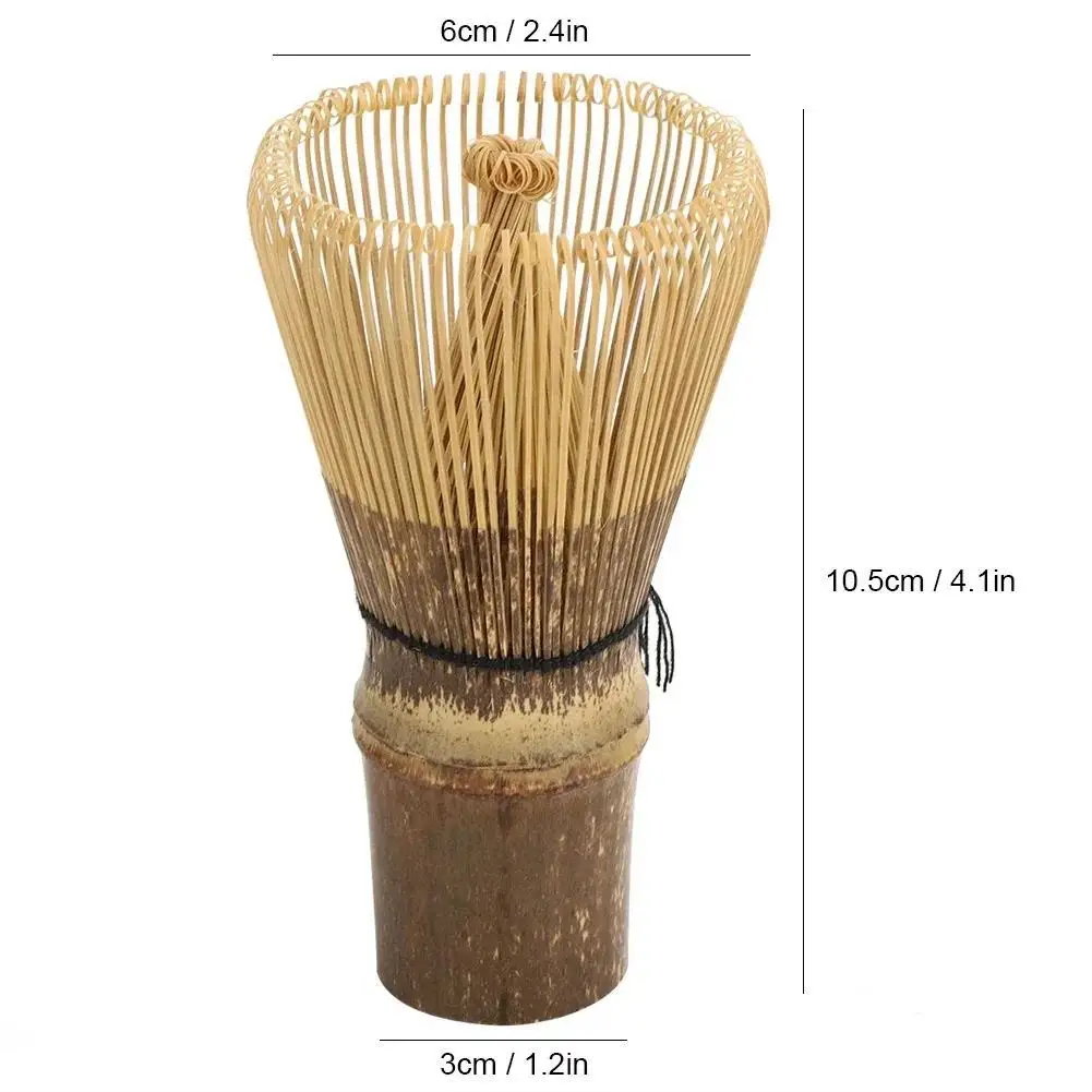100 Prongs 80 Prongs Optional Japanese Ceremony Bamboo Matcha Green Tea Powder Whisk Teaware Bamboo Chasen Tea Tool Tea Brush