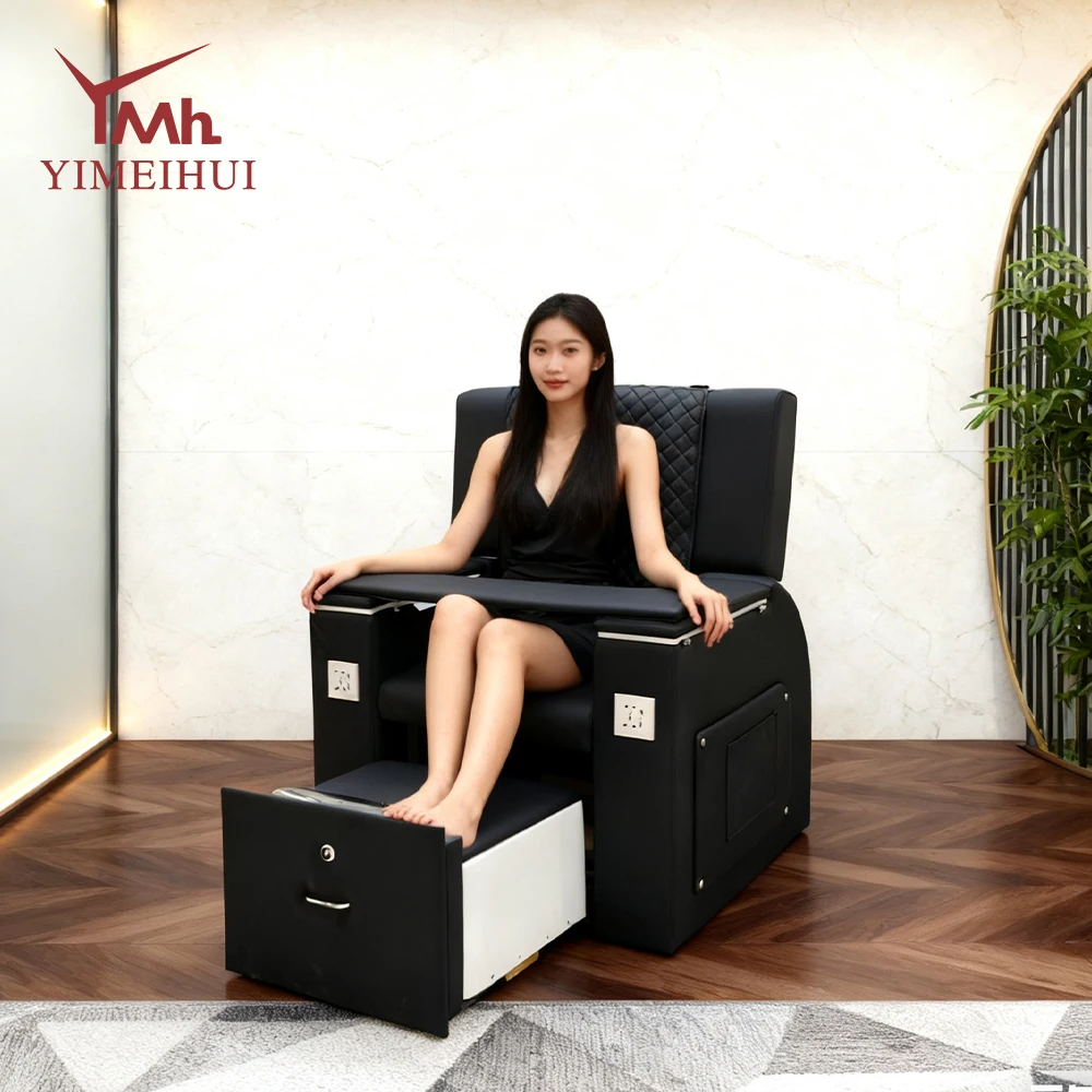 

Beauty Nail Salon No Plumbing Spa Pedicure Chair Electric Spa Massage Chair Pipeless Manicure Pedicure Chair