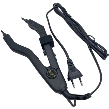 Extra Love JR609 Qualität Black Heat Hair Connector Temperatur steuerbares Heat Iron Haarverlängerungswerkzeug-Set