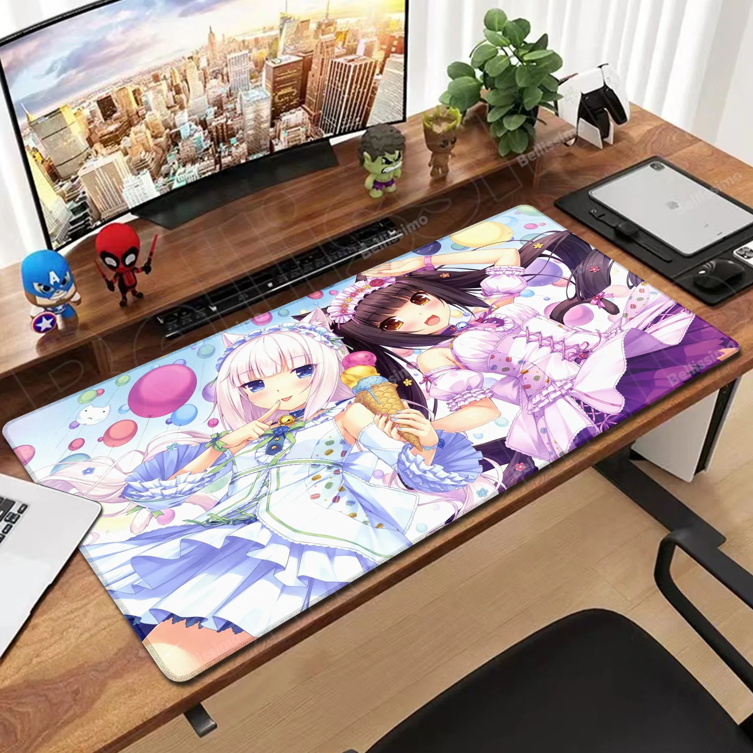 

Mousepad XXL Home HD Computer Desk Mats PC Accessory MousePads Nekopara Carpet Gamer Office Laptop Rubber Soft Desktop Mouse Mat