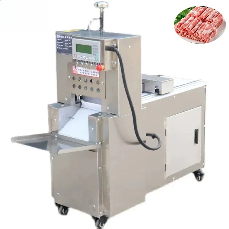 Multi functional Frozen Meat Slicer Automatic Numerical Control Mutton Slicer Meat Roll Cutter
