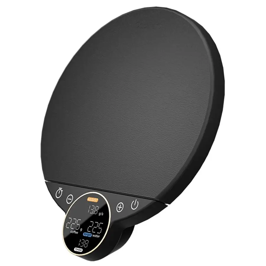 ميزان القهوة الرقمي المتوازن، التحكم الدقيق مع ثلاثة أوضاع مساعدة التخمير، الوزن، المنافسة، ميزان المطبخ الرقمي fo