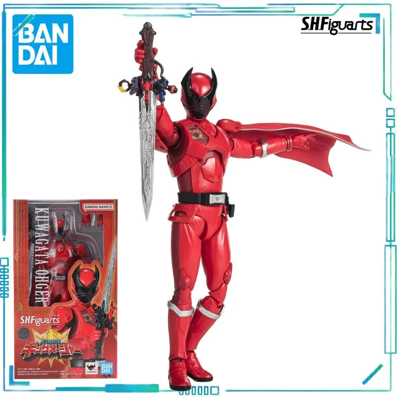 반다이 정품 S.H. Figuarts 시리즈 슈퍼 센타이 왕 스타일 팀 폭발 팀 항공기 팀 이동식 완제품 모델