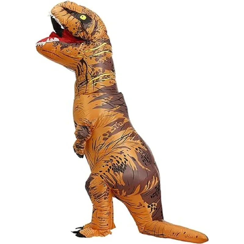 الكبار T-ريكس نفخ زي يتوهم ديناصور البدلة تفجير ستيجوسورس بذلة زي هالوين تنكري
