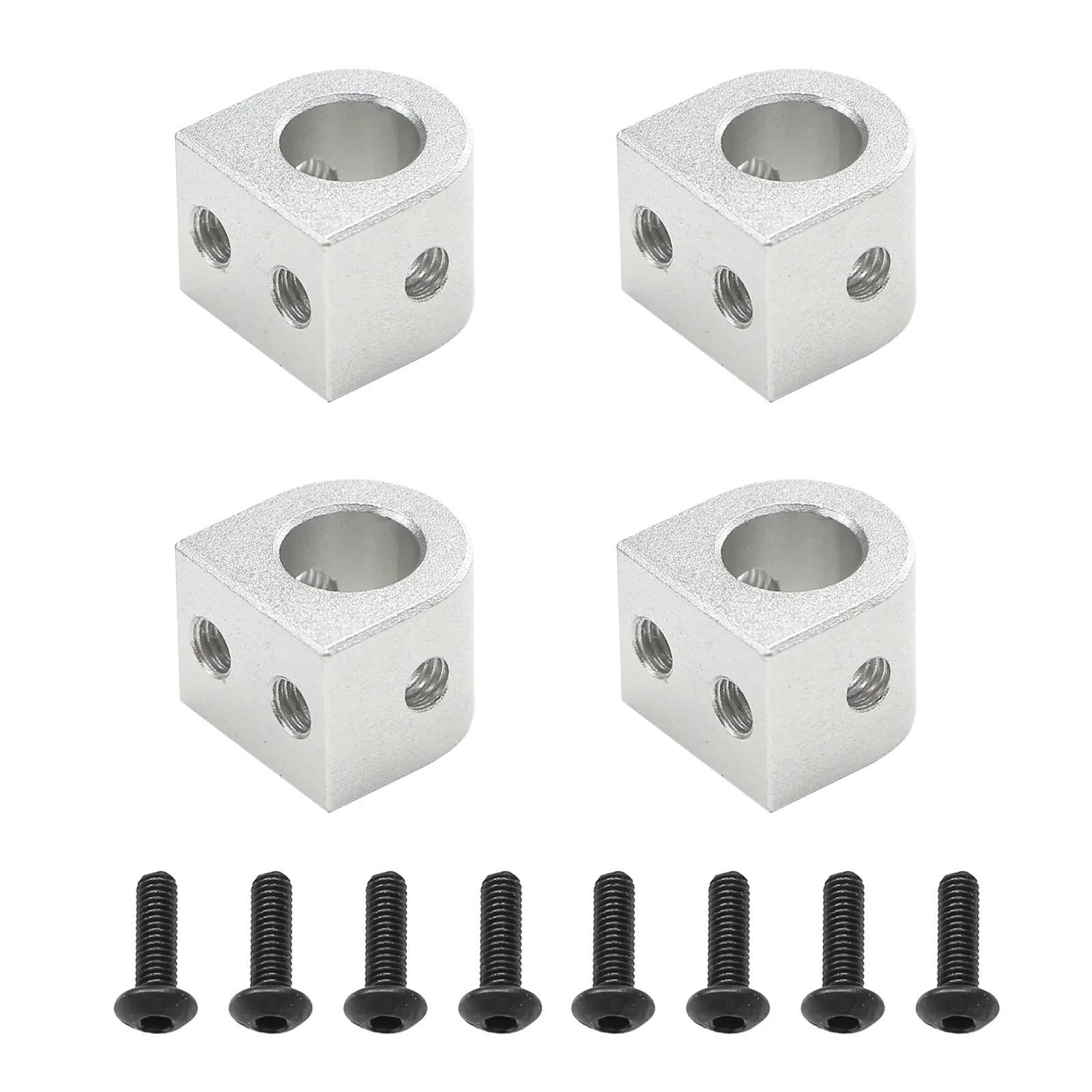 

4pcs Lower Center Of Gravity Metal Body Post Mount For 1/10 RC Crawler Car Axial SCX10 I II III Capra Upgrade Parts